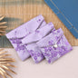 Vintage Chinese Style Brocade Plum Blossom Pattern Snap Closure Pouch 7x8-10x12cm 1pc 10