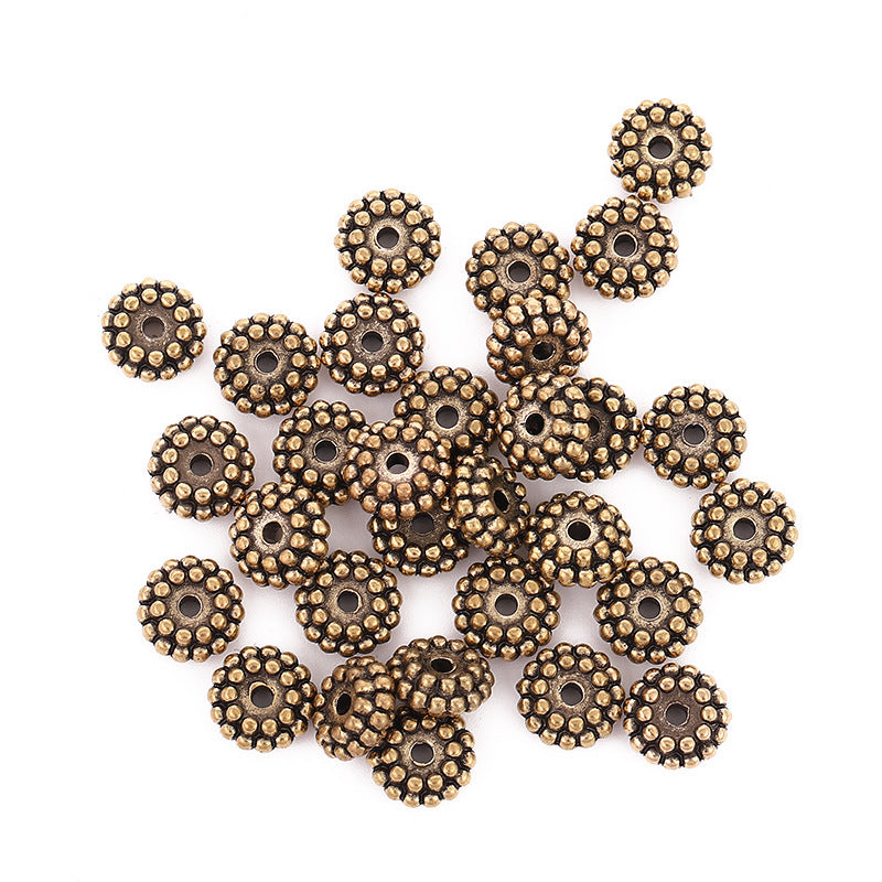 Wheel Shaped Acrylic Beads 8mm CCB Plastic Spacer 500pcs 5