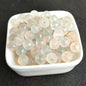 Frosted Round Glass Beads 8mm Pastel Matte Colors 50pcs 7