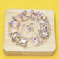 Transparent Plating Corgi Acrylic Beads 18mm Iridescent 20pcs 7