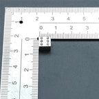 Square Metal Beads 7mm Silver Dice Zinc Alloy 100pcs 2