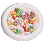 Electroplating Christmas Series Resin Beads Festive Holiday Design 20pcs 5