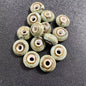 Ceramic UFO Spacer Beads 12mm Vintage Fambe Blaze 40pcs 15