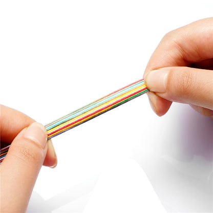 Nylon Rainbow Variegated Beading Thread 0.8mm Diameter 60m Spool 3