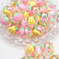 Hand-Painted Fruit Series Acrylic Beads 18mm Glossy 10pcs 15
