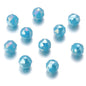 Faceted Round Glass Beads 10mm Cut Surface Multicolor 20pcs 11