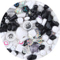 Mixed Style Acrylic Beads Colorful Hearts Bows Gems Assorted 6