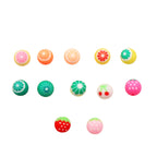 Round Clay Beads 8mm Fruit Pattern Polymer 100pcs 5