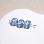 Clear Round Acrylic Beads 10mm Candy Swirl Pattern 100pcs 8