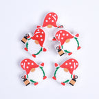 Silicone Focal Beads Christmas Santa Tree Bell Design 10pcs 3