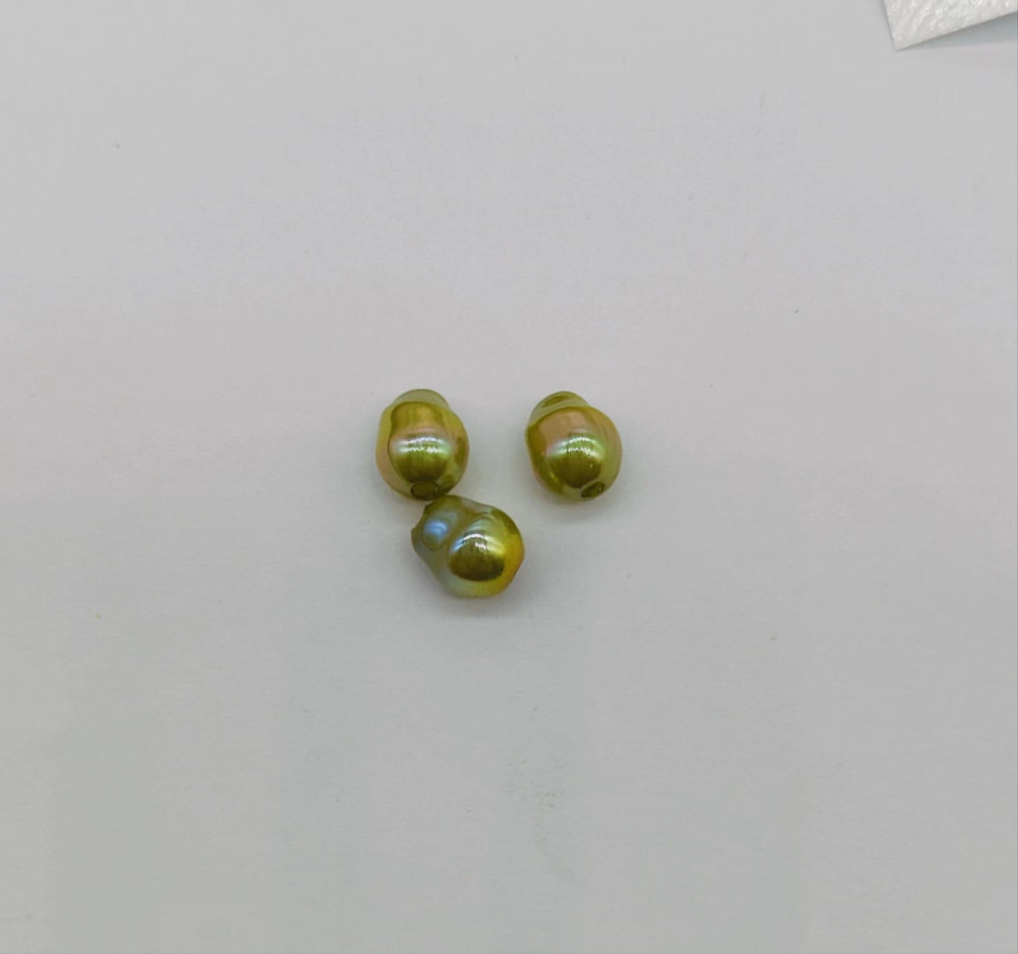 Plating Colorful Imitation Pearl Acrylic Beads 8mm 100pcs 11
