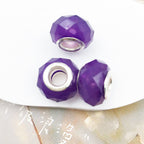 Purple Tone Resin Spacer Beads Mixed Shapes and Finishes 40pcs 6