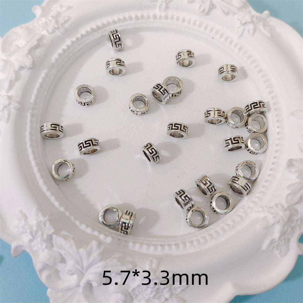 Alloy Ring Spacer Beads 5/7mm Tibetan Silver Style 100pcs 2