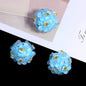Embellished Bubblegum Beads 18mm Bee and Flower Design 10pcs 10