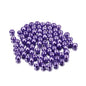 Pearl Glass Beads 8mm Imitation Smooth Glossy Mixed Colors 100pcs 16