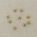 Alloy Hexagonal Spacer Beads 3.5mm Tibetan Style 100pcs 6