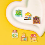 Plating Miniature Furniture Resin Beads Cute Animal Design 10pcs 2