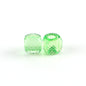 Faceted Pony Beads Acrylic 13mm Transparent Large Hole 50pcs 11