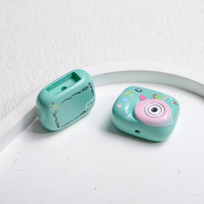 Polaroid Square Acrylic Beads 25mm Mini Camera Designs 10pcs 17