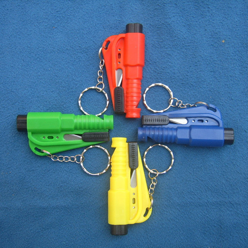 Multi Function Safety Keychain 3 in 1 Window Breaker Seatbelt Cutter Whistle 5