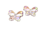 Transparent Bow Series Acrylic Beads AB Colored Plating 4