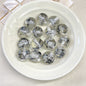 Clear Gild Tinsel Resin Beads 16mm Round Multicolor 50pcs 12