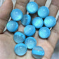 Imitation Opal Plaid Pattern Resin Beads 16mm Glossy Mixed Colors 100pcs 7