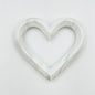 Heart 80mm Silicone Beads Solid Colors Matte Finish 3pcs 10