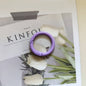 Alloy Trigger Spring Key Rings 25mm Colorful Baking Painted 50pcs 7