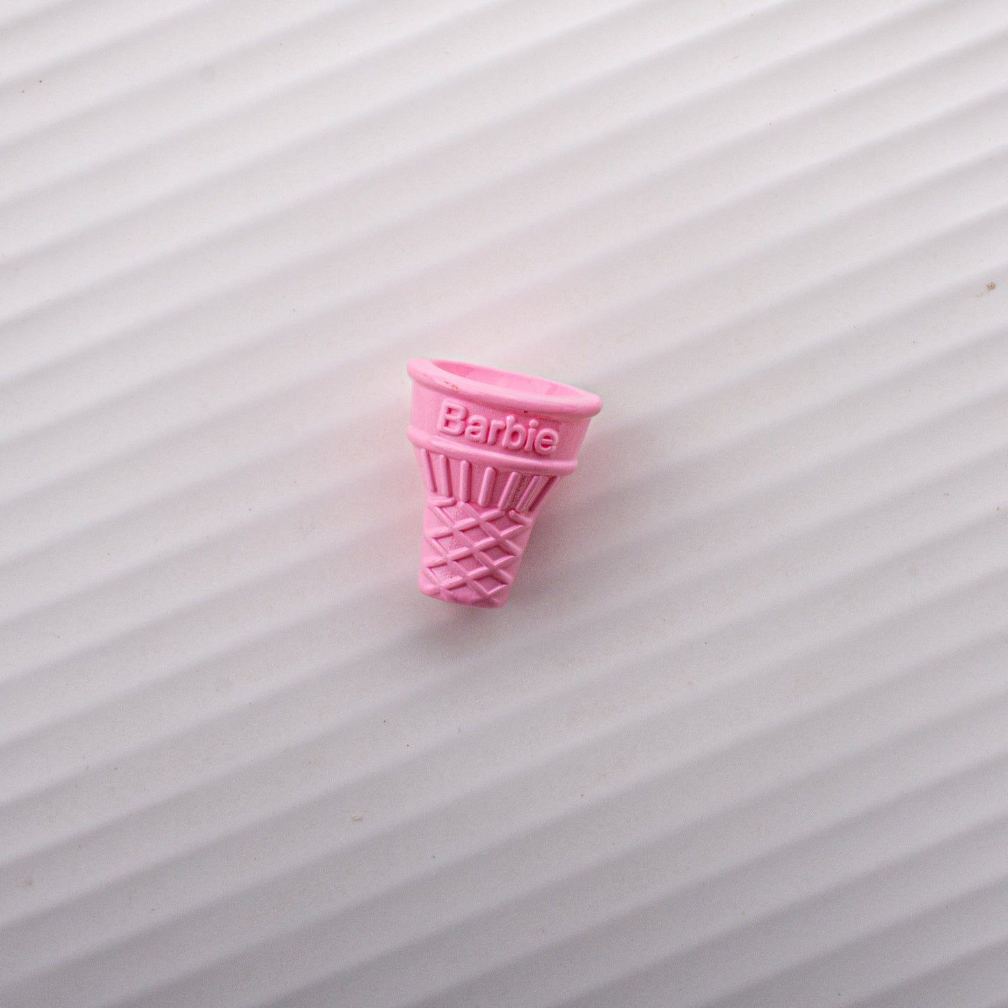 Painted Cone Acrylic Beads 20mm Solid Creamy Colors 5pcs 5