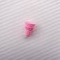 Painted Cone Acrylic Beads 20mm Solid Creamy Colors 5pcs 5
