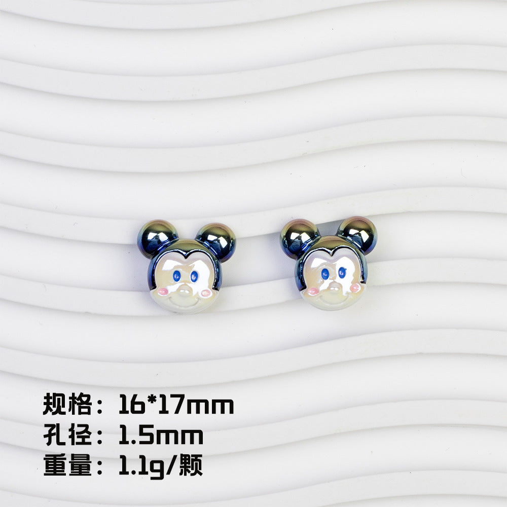 Disney Series Character Resin Beads Playful Faces 20pcs 9