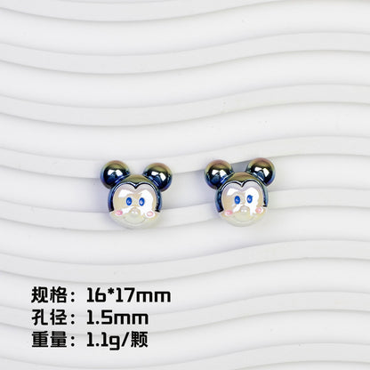 Disney Series Character Resin Beads Playful Faces 20pcs 9