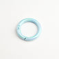 Alloy Iridescent Plating Spring Key Rings 20mm and 25mm 10pcs 14