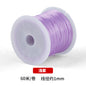 Flat Elastic Thread Cord 1mm Spandex Crystal Shine 60m Roll 18
