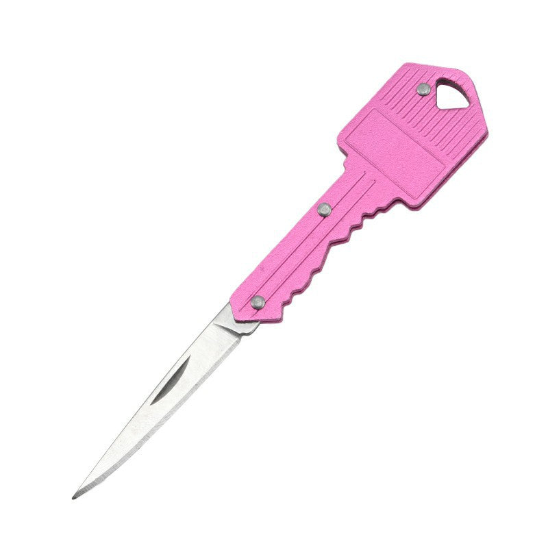 Mini Folding Knife Keychain Stainless Steel Outdoor Survival Tool 13