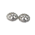 Alloy Bowl-Shaped Bead Caps Six-Petal Antique Style 100pcs 5
