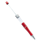 Beadable Ballpoint Pen Hollow Tube Transparent Colorful 18cm 5