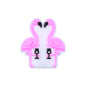 Silicone Focal Beads Rainbow Animal Bear Giraffe Elephant Flamingo 20pcs 8