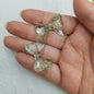 Transparent Bow Acrylic Beads 31mm Polka Dotted Colorful 100pcs 8