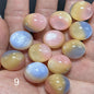 Gradient Color Resin Beads 8-16mm Round Glossy Polished 50pcs 9