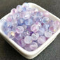 Frosted Round Glass Beads 8mm Pastel Matte Colors 50pcs 4