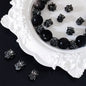 Alloy Rose Spacer Beads 8mm Tibetan Style 100pcs 4