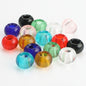 Glass Spacer Beads 14mm Colorful Smooth Large Hole 20pcs 3