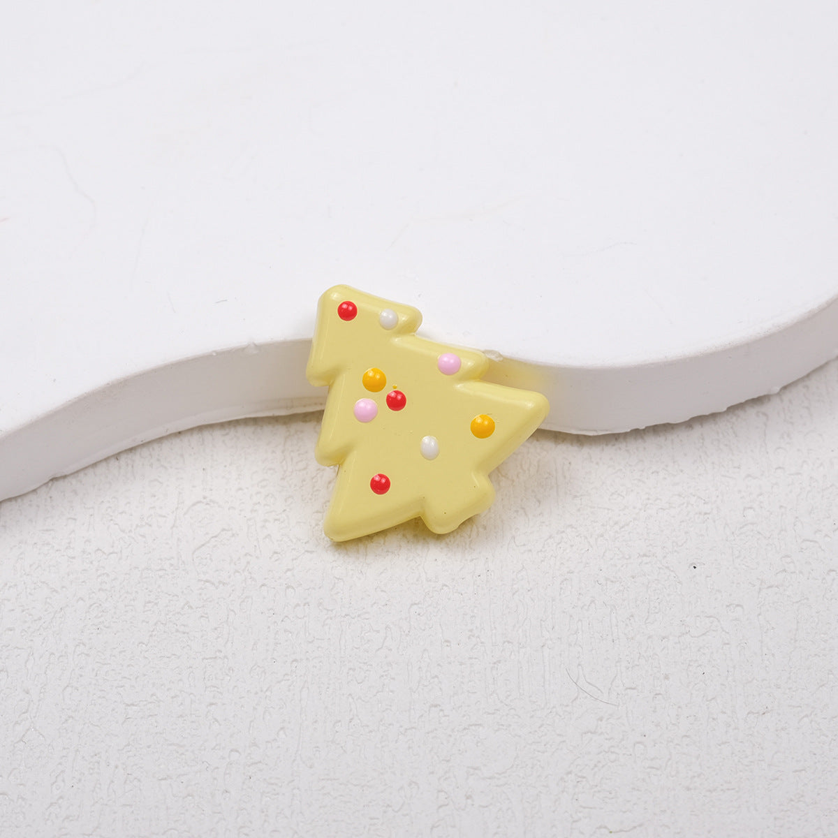 Lit Christmas Tree Acrylic Beads 21mm Colorful Holiday 20pcs 9
