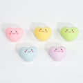 Painted Star and Heart Acrylic Beads 23mm Pastel Matte 50pcs 6