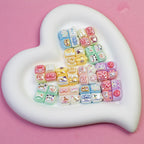 Sanrio Series 4-Roll Bread Resin Beads Glossy Pastel 20pcs 3