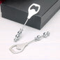 Beadable Bottle Opener Stainless Steel Silver Polished Finish