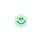 Flower Acrylic Beads 6-9mm Smiling Face Flat Pastel Mixed 100pcs 11