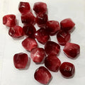 Gradient Fig Shaped Resin Beads 10mm Multicolor Ombre 40pcs 6